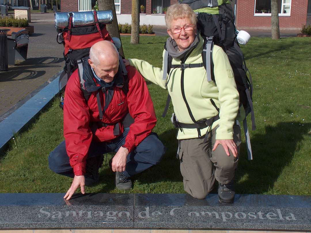 Martha en Fokke Wijngaarden op pelgrimage